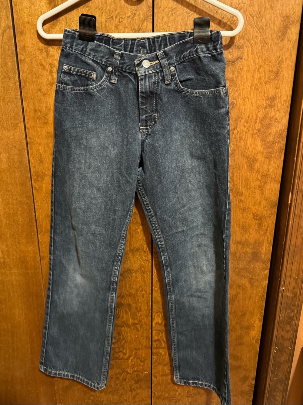 Lee Boys Blue Straight-Leg Jeans - Size 14R